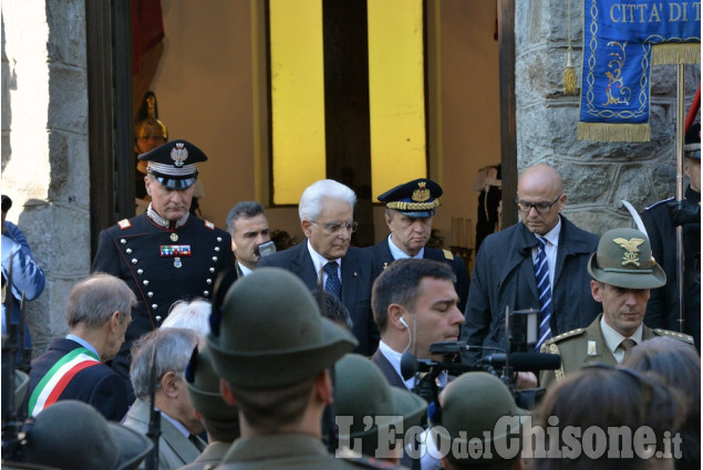 Coazze saluta il Presidente Mattarella