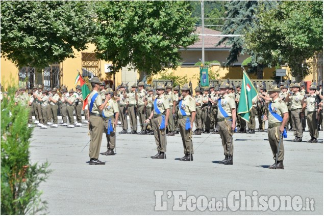 Comandante del 3°Alpini a Pinerolo Colonnello  Nicola Piasente