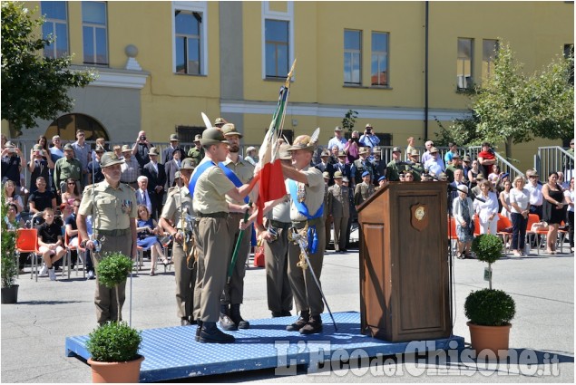 Comandante del 3°Alpini a Pinerolo Colonnello  Nicola Piasente