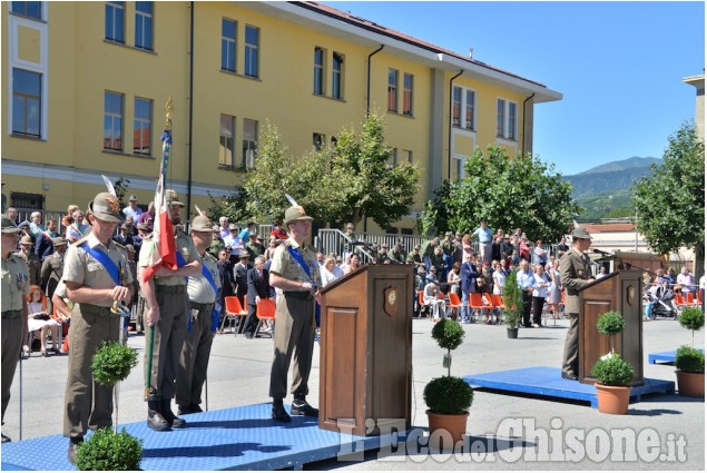 Comandante del 3°Alpini a Pinerolo Colonnello  Nicola Piasente