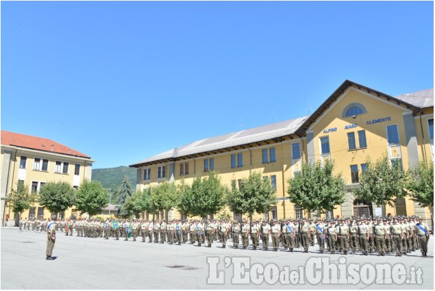 Comandante del 3°Alpini a Pinerolo Colonnello  Nicola Piasente