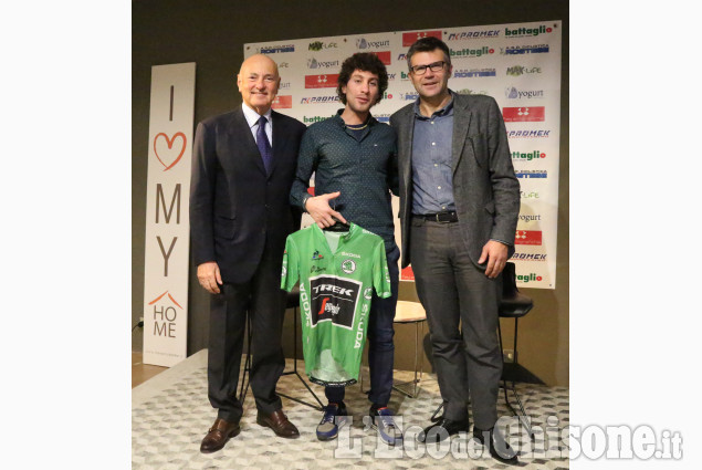 Ciclistica Rostese ad Orbassano con maglia verde Felline