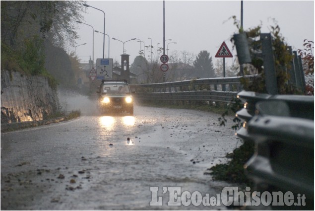 Val Pellice: la perturbazione continua, viabilità ai limiti