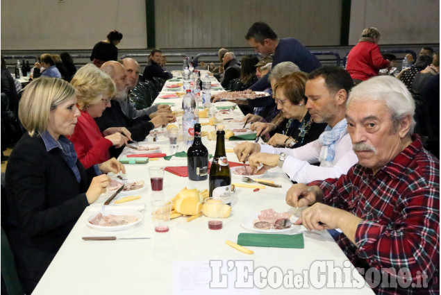 Pancalieri: cena tricolore degli Alpini