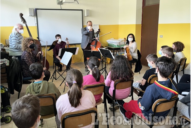 San Secondo: Gli Architorti ritornano in classe grazie al progetto"Crescendo in Musica"