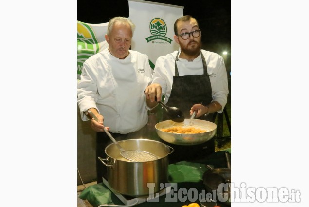 A Carmagnola, show cooking dei piobesini Sergio e Lorenzo Leggero