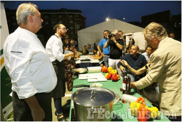 A Carmagnola, show cooking dei piobesini Sergio e Lorenzo Leggero