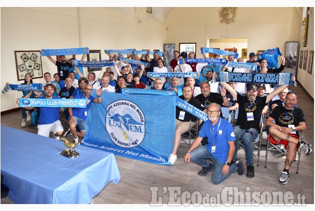 Festa: 5° raduno Unione azzurra nel mondo, Club Amici del Napoli a Pinerolo