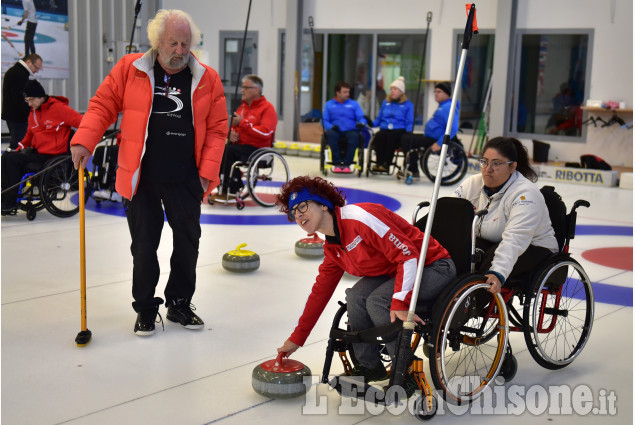 Curling memorial Gallinatto,wheelchair a Pinerolo