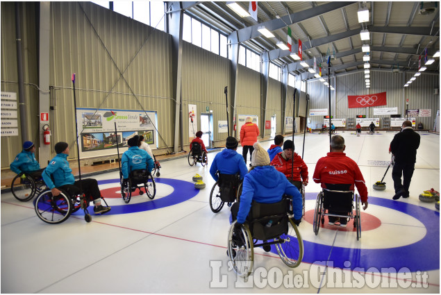 Curling memorial Gallinatto,wheelchair a Pinerolo