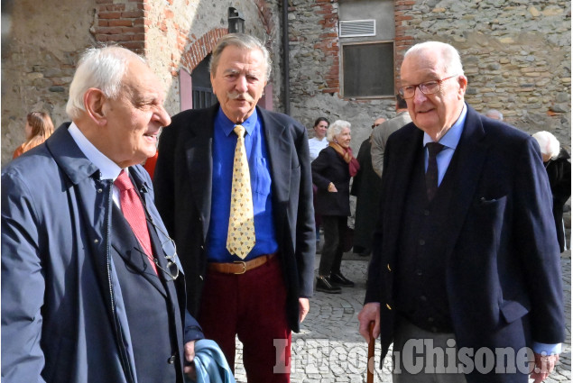 Campiglione: I Reali del Belgio dal Marchese di San Martino con il prof. Pera