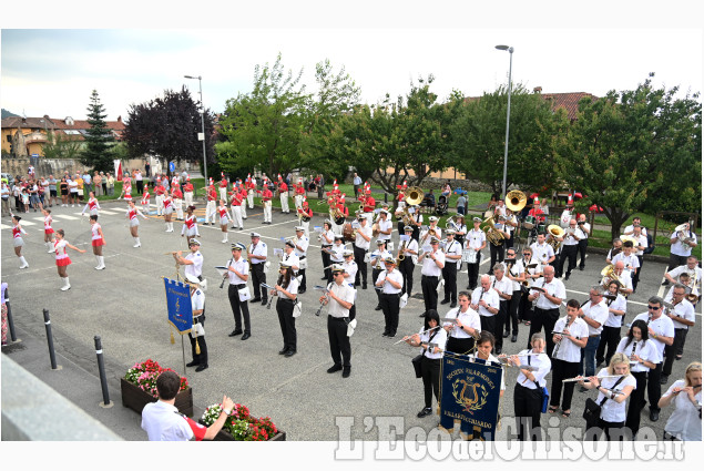 Frossasco: Quattro bande musicali per festeggiare la Filarmonica Pinerolese