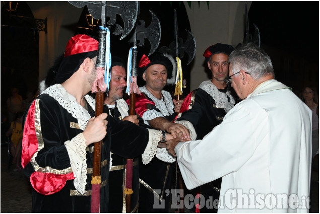 Gli Abbà alla messa dei borghi di Frossasco