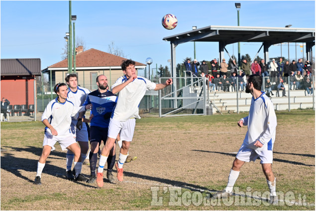 Calcio Prima categoria: il derby della Val Pellice termina in parità