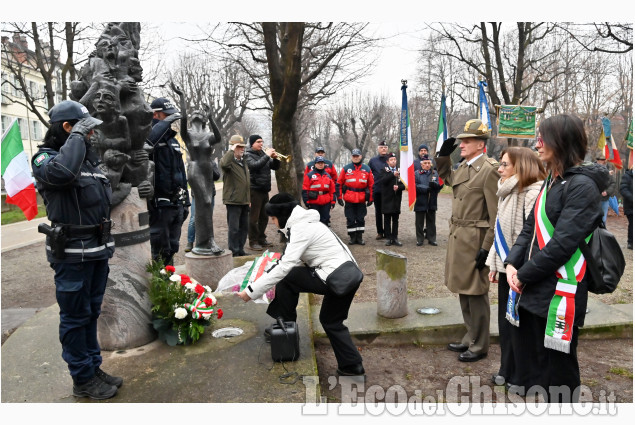 Pinerolo,cerimonia commemorativa per onorare la memoria delle vittime delle foibe