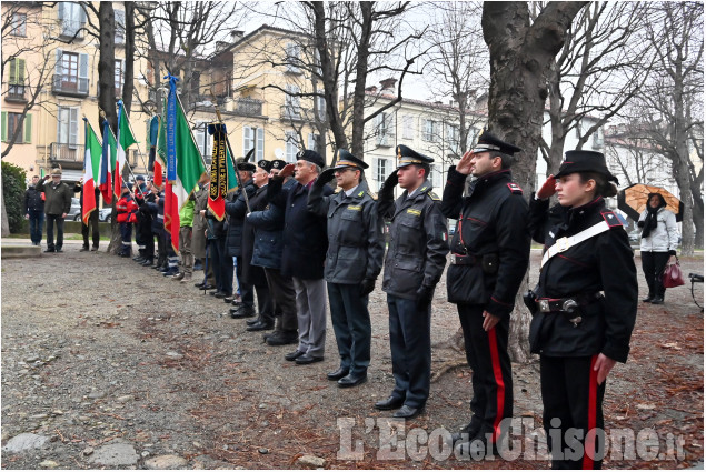 Pinerolo,cerimonia commemorativa per onorare la memoria delle vittime delle foibe