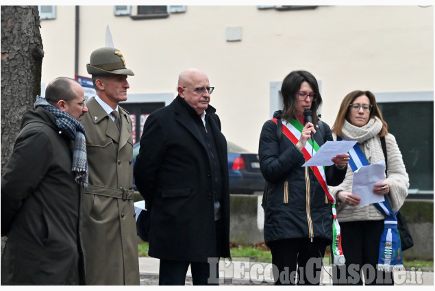 Pinerolo,cerimonia commemorativa per onorare la memoria delle vittime delle foibe