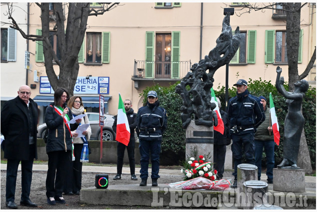 Pinerolo,cerimonia commemorativa per onorare la memoria delle vittime delle foibe