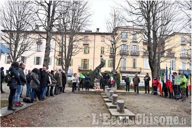 Pinerolo,cerimonia commemorativa per onorare la memoria delle vittime delle foibe