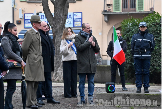 Pinerolo,cerimonia commemorativa per onorare la memoria delle vittime delle foibe