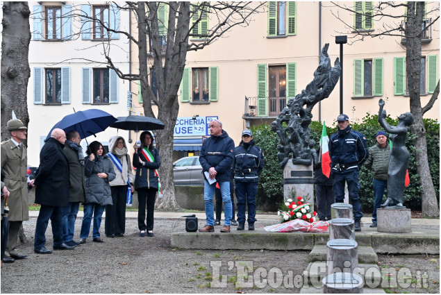 Pinerolo,cerimonia commemorativa per onorare la memoria delle vittime delle foibe