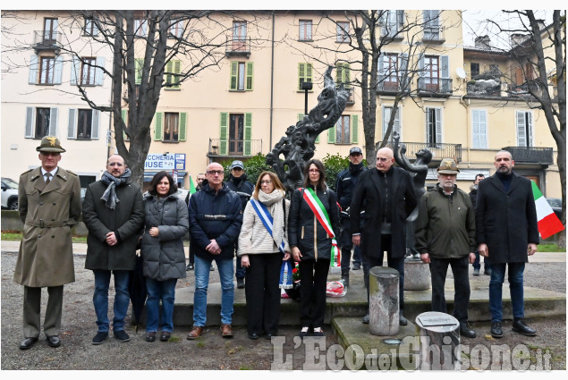 Pinerolo,cerimonia commemorativa per onorare la memoria delle vittime delle foibe