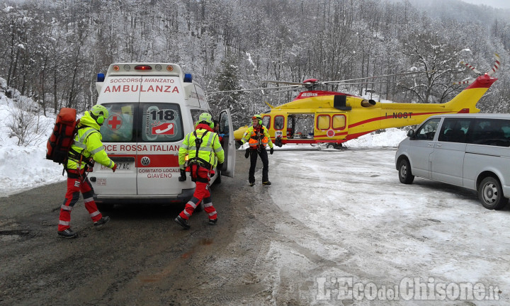 Coazze: si frattura una gamba a Pian Neiretto, bimbo di 8 anni in elisoccorso all&#039;ospedale