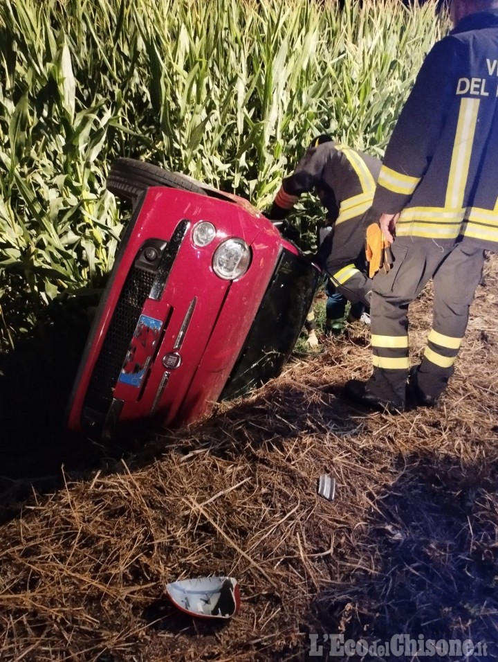 Schianto tra due auto sulla Provinciale tra Vigone e Villafranca