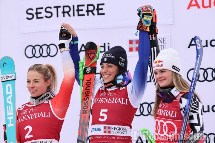 Audi Fis Ski World Cup Sestriere: storica doppietta di Federica Brignone in Gigante