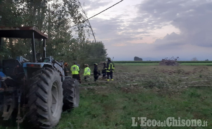 Castagnole: colpito da un tronco che stava tagliando, muore 61enne in frazione Oitana