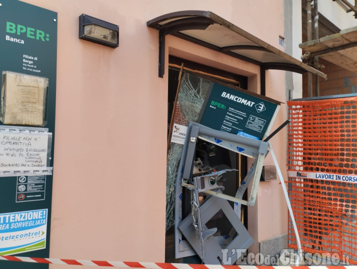 Barge: bancomat esploso in via Verdi, altro colpo della banda della marmotta