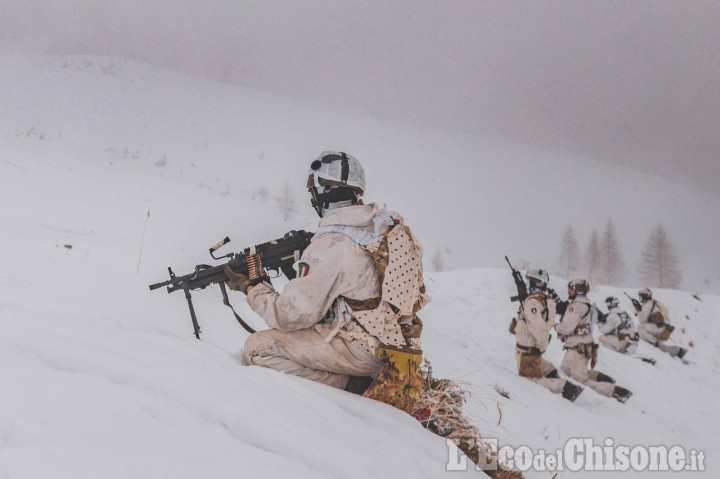 200 Alpini delle Brigate Taurinense e Julia in addestramento a Pian dell'Alpe