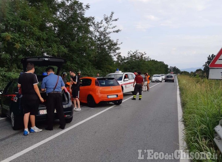 Garzigliana: scontro tra Fiat Punto, due ragazze in ospedale