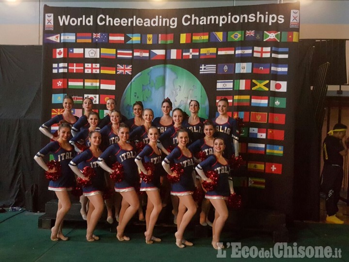 Sette cheerleader pinerolesi ai Mondiali di Orlando 