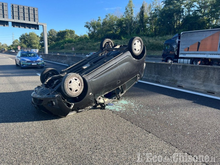 Beinasco: incidente al Drosso, tre feriti sulla tangenziale sud