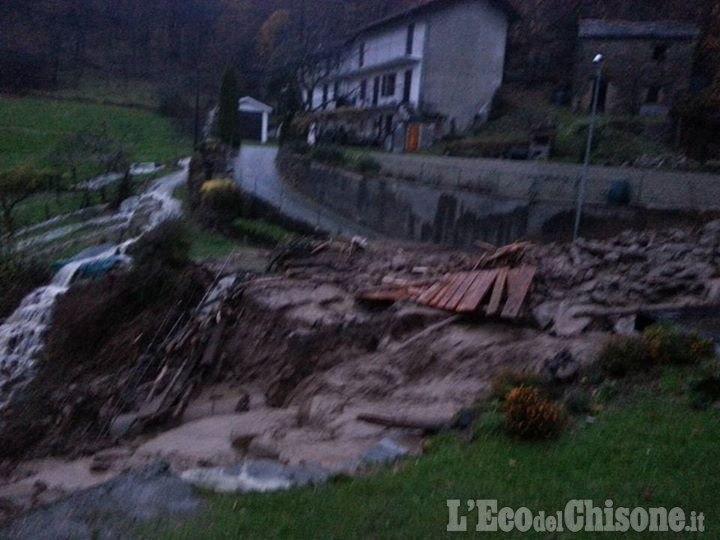 Allerta Meteo: un uomo disperso a Perosa Argentina, Sr 23 chiusa a Porte e Meano, alta valle isolata