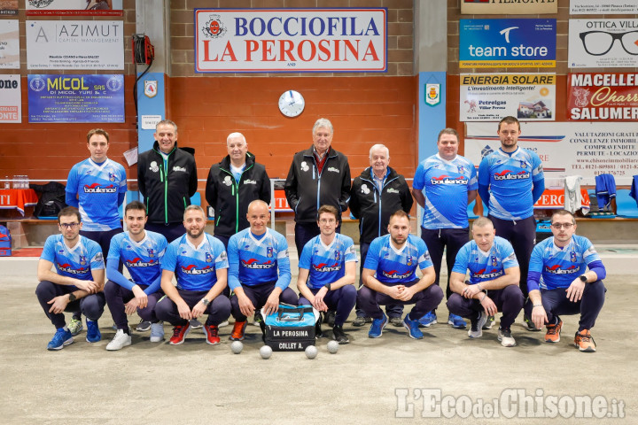 Bocce, La Perosina va in finale: domenica cerca lo scudetto 