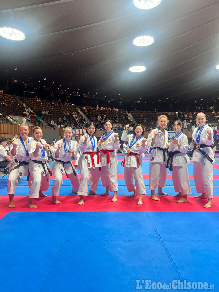 Campionati del Mondo Japan Karate, gli atleti nichelinesi tornano a casa con sette medaglie