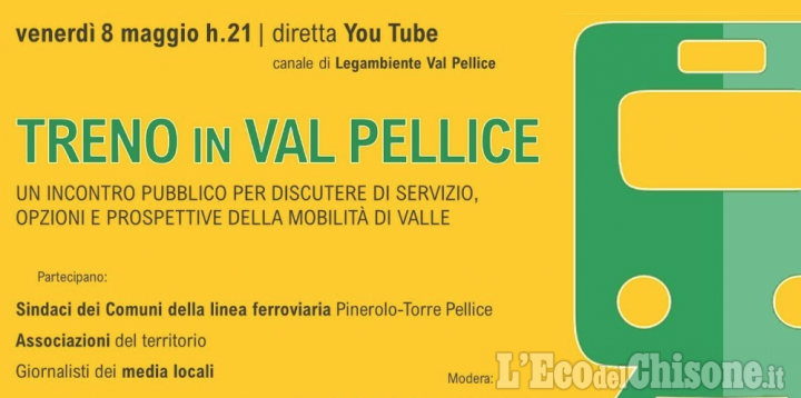 Linea Ferroviaria Pinerolo-Torre Pellice: dibattito in diretta stasera su Youtube