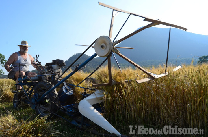 La foto vincitrice della settimana: Mietitura d&#039;altri tempi a Piossasco