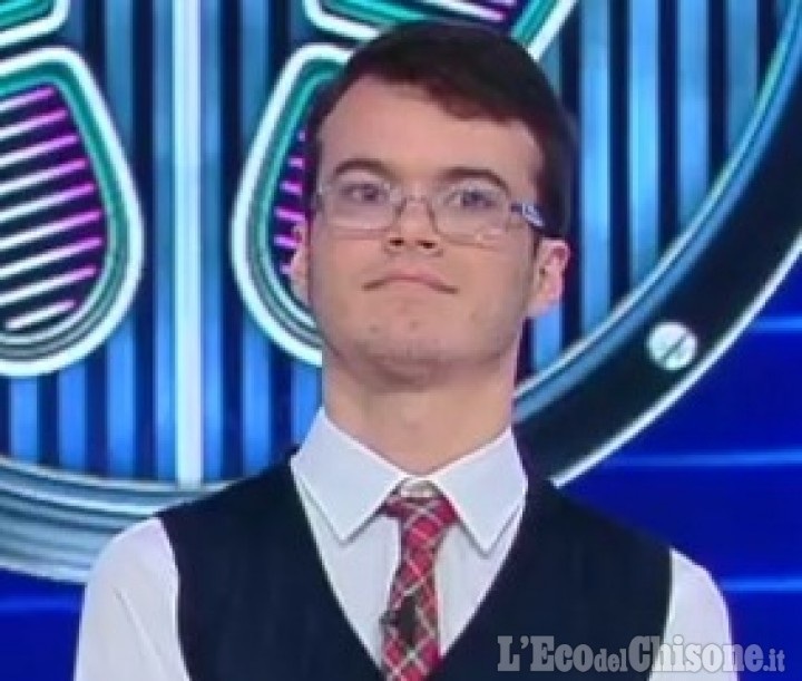 Nicolò, 19 anni di S. Germano, campione del quiz di Gerry Scotti