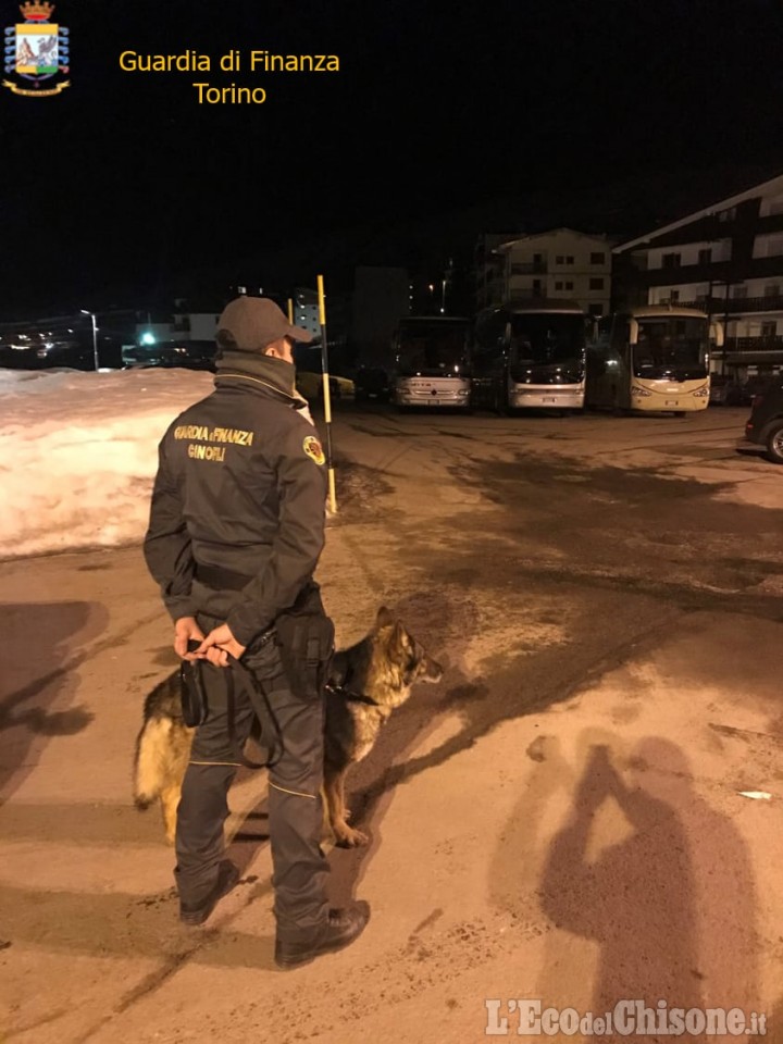 Sestriere: Guardia di Finanza, notte di controlli antidroga al Colle