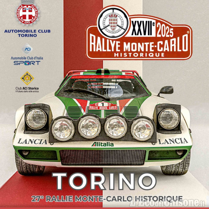 Pinerolo: viabilità modificata per il Rallye Historique Monte-Carlo