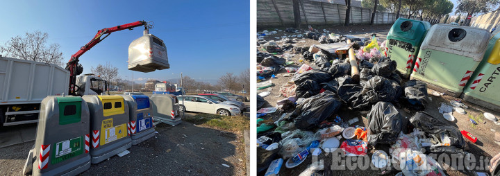 Pinerolo, buone e cattive pratiche: a Riva cassonetti smart, in via Tosel si toglierà l'ecopunto