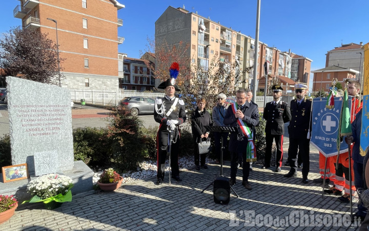 Domenica Rivalta ricorda il carabiniere Andrea Filippa, eroe di Nassiriya