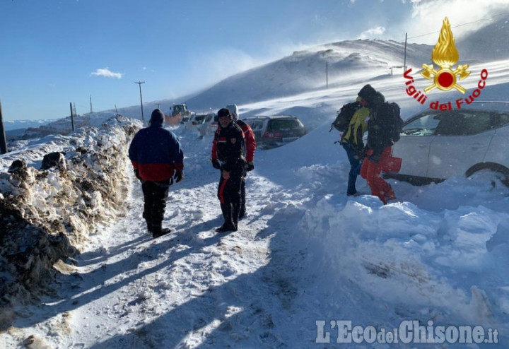 Bagnolo: automobilisti bloccati da una bufera tra Montoso e Rucas