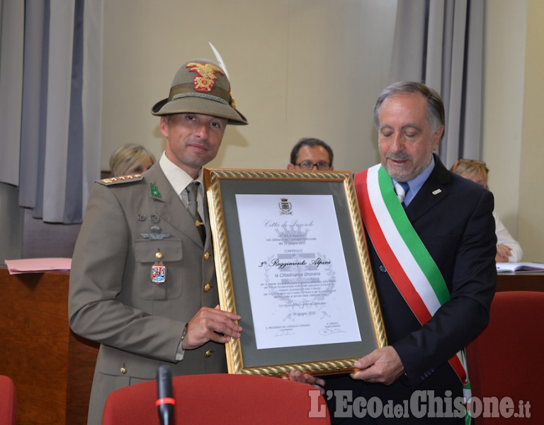 Pinerolo: Cittadinanza Onoraria al 3° Alpini