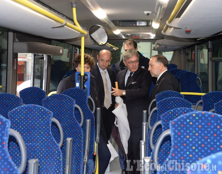 Pinerolo: Presentazione nuovi autobus Sadem