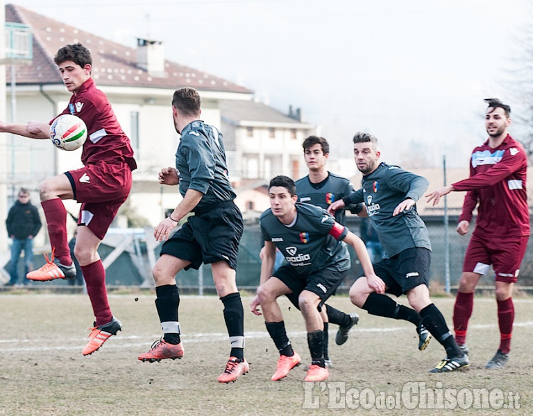 Calcio 1ª cat.: Pinasca-Perosa