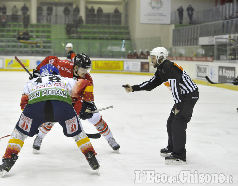 Hockey ghiaccio serie A: Valpe-Asiago 2-3 play-off gara 2